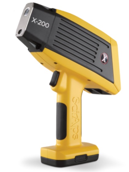 Analisador Portátil XRF para Metais Ferrosos e Não Ferrosos modelo X-200 Alloy da SciAps