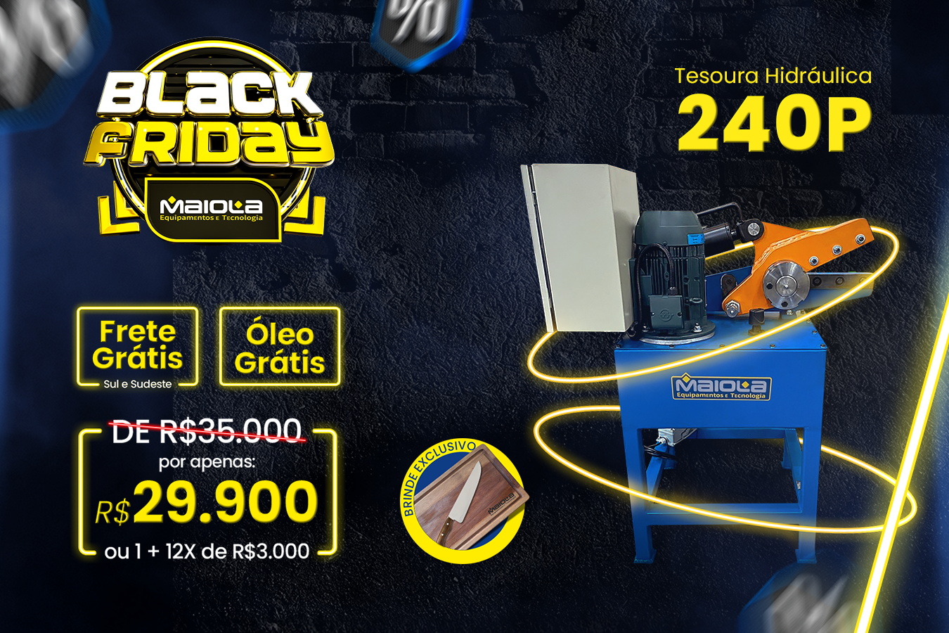 TESOURA HIDRÁULICA 240P