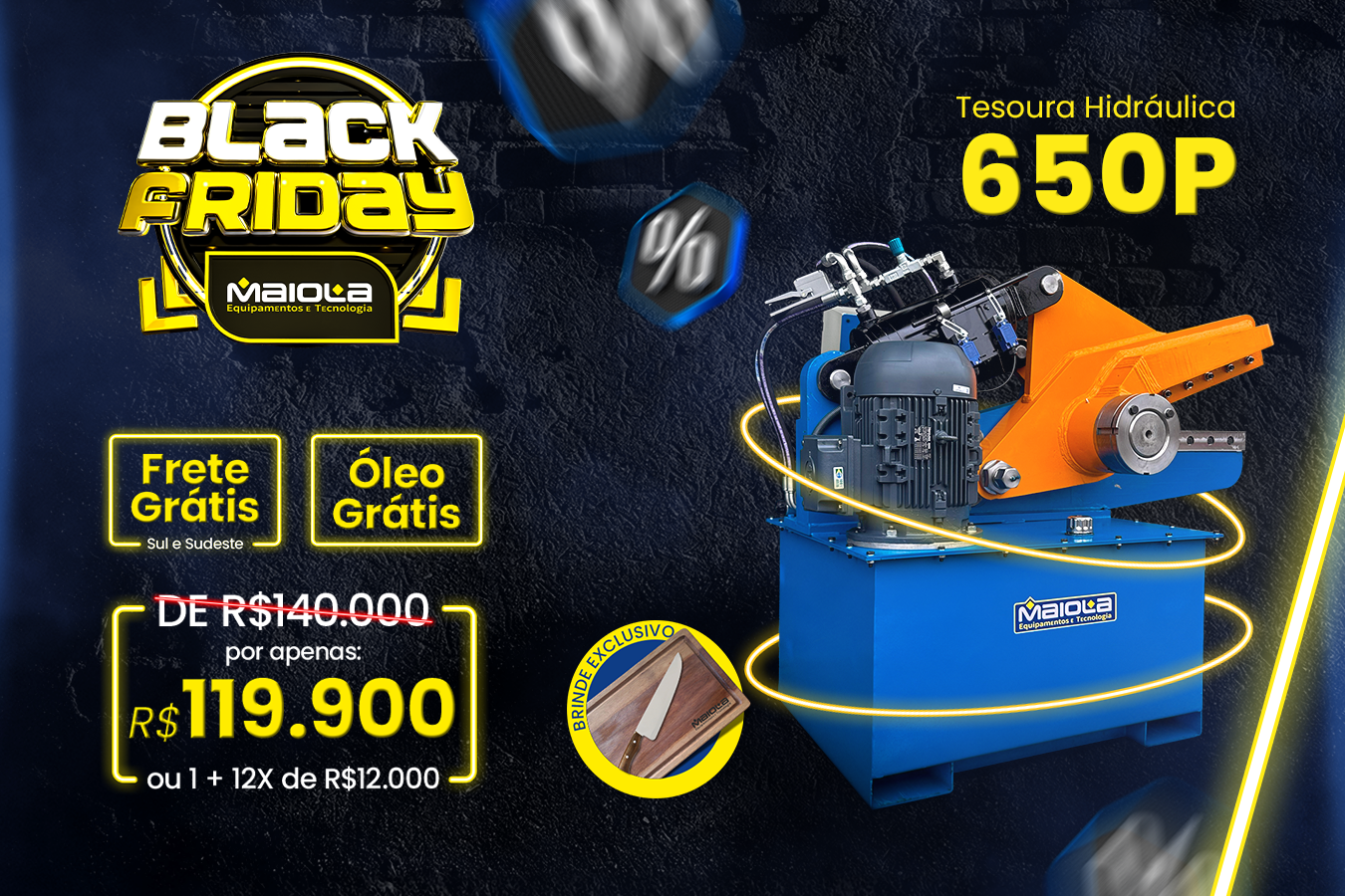 TESOURA HIDRÁULICA 650P