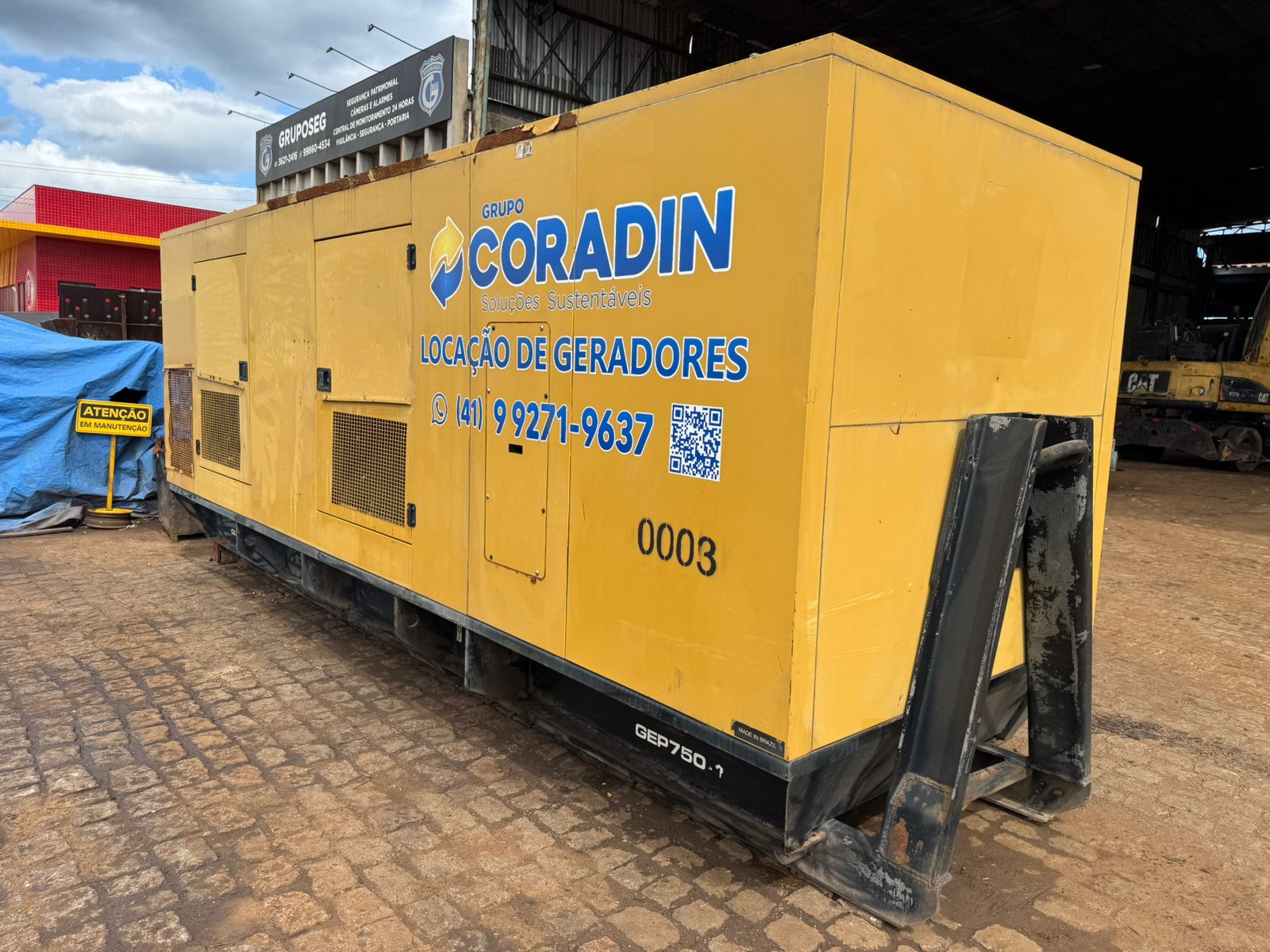 Gerador Diesel motor Scania 440kva