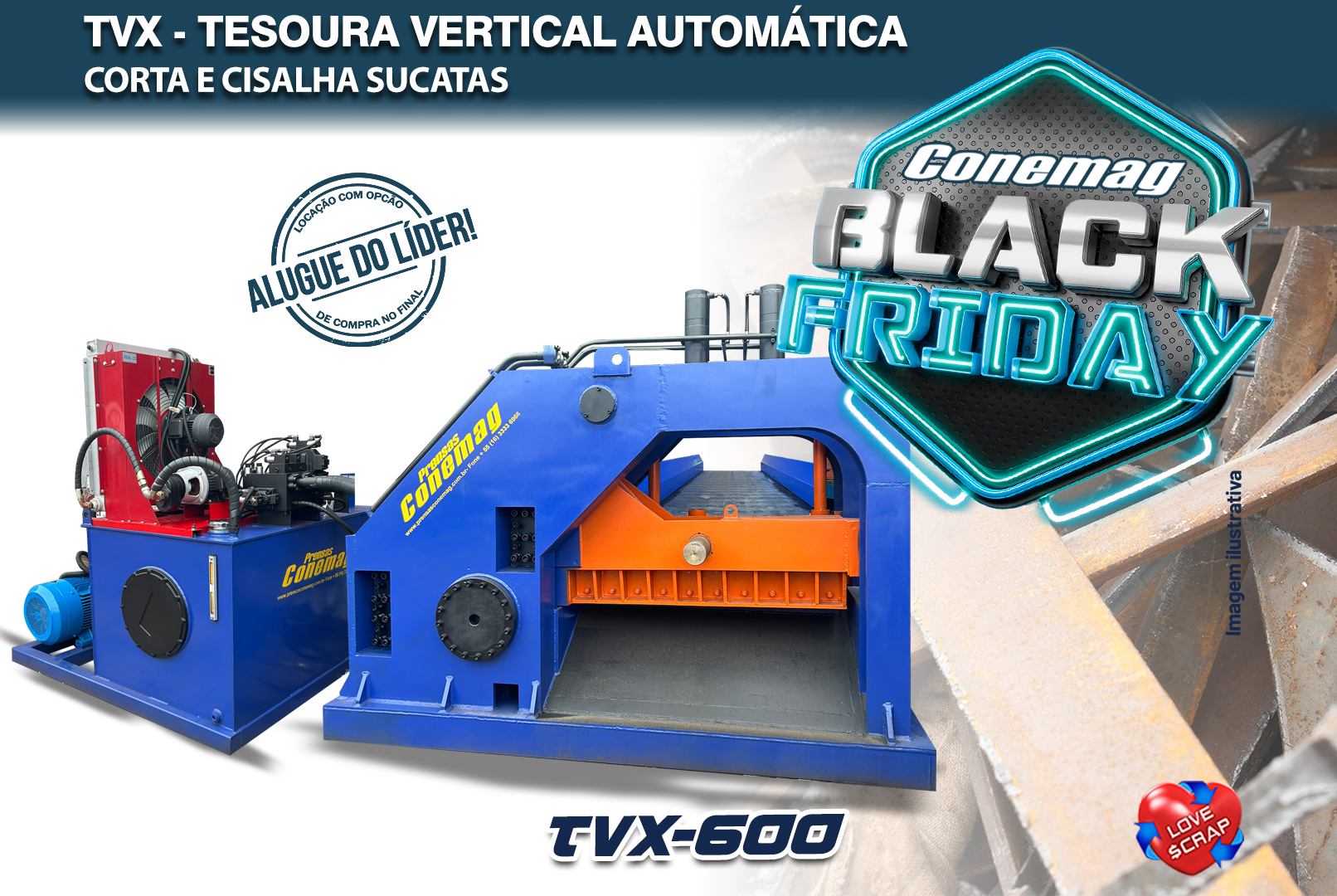 TVX - Tesoura Vertical Automática