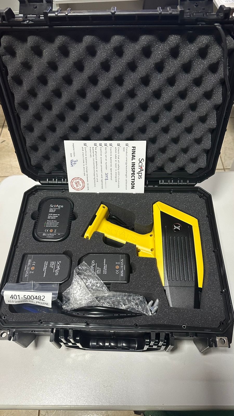 Serviço - Espectometro Portatil