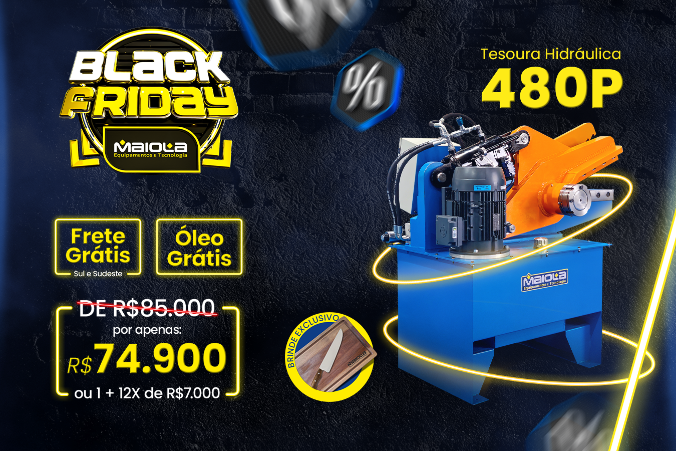 TESOURA HIDRÁULICA 480P