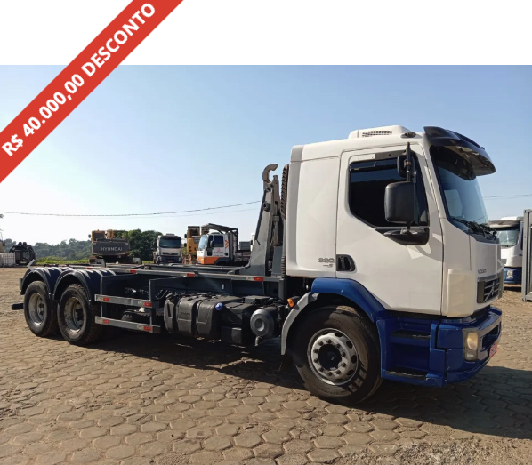 Caminhão Volvo VM 330 6x2R  2013 Com Roll on G25