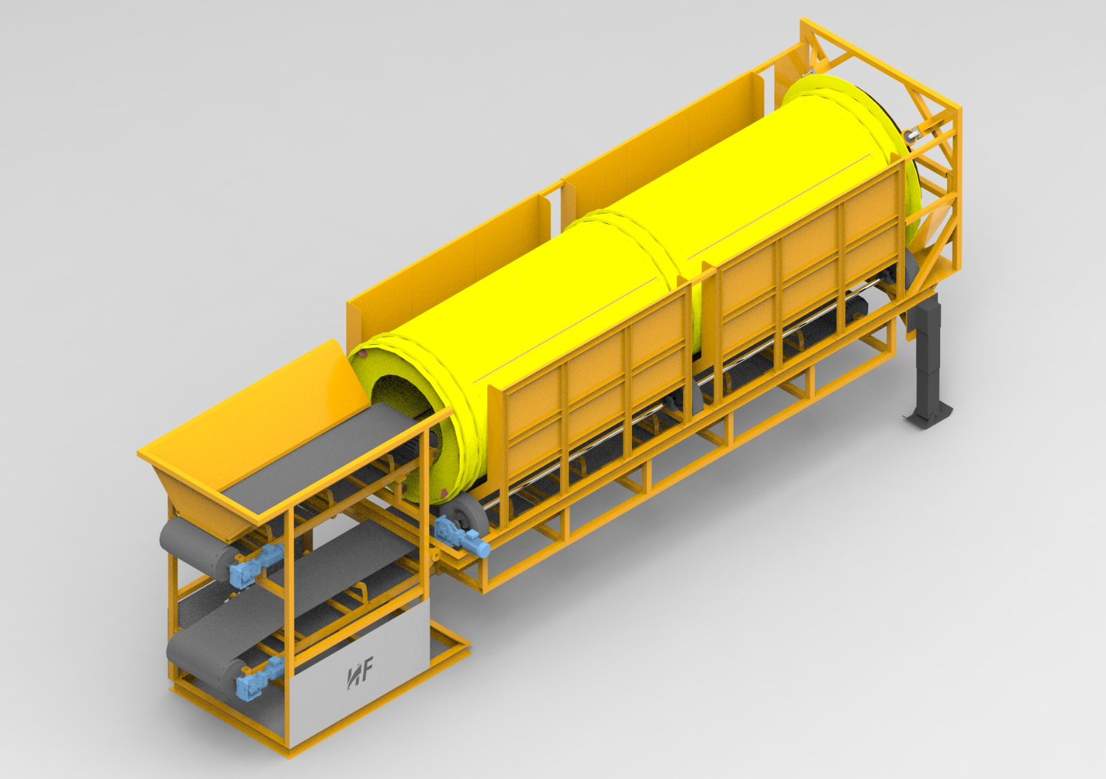 HPR 2x6 - Peneira Rotativa Trommel 2m x 7,5m